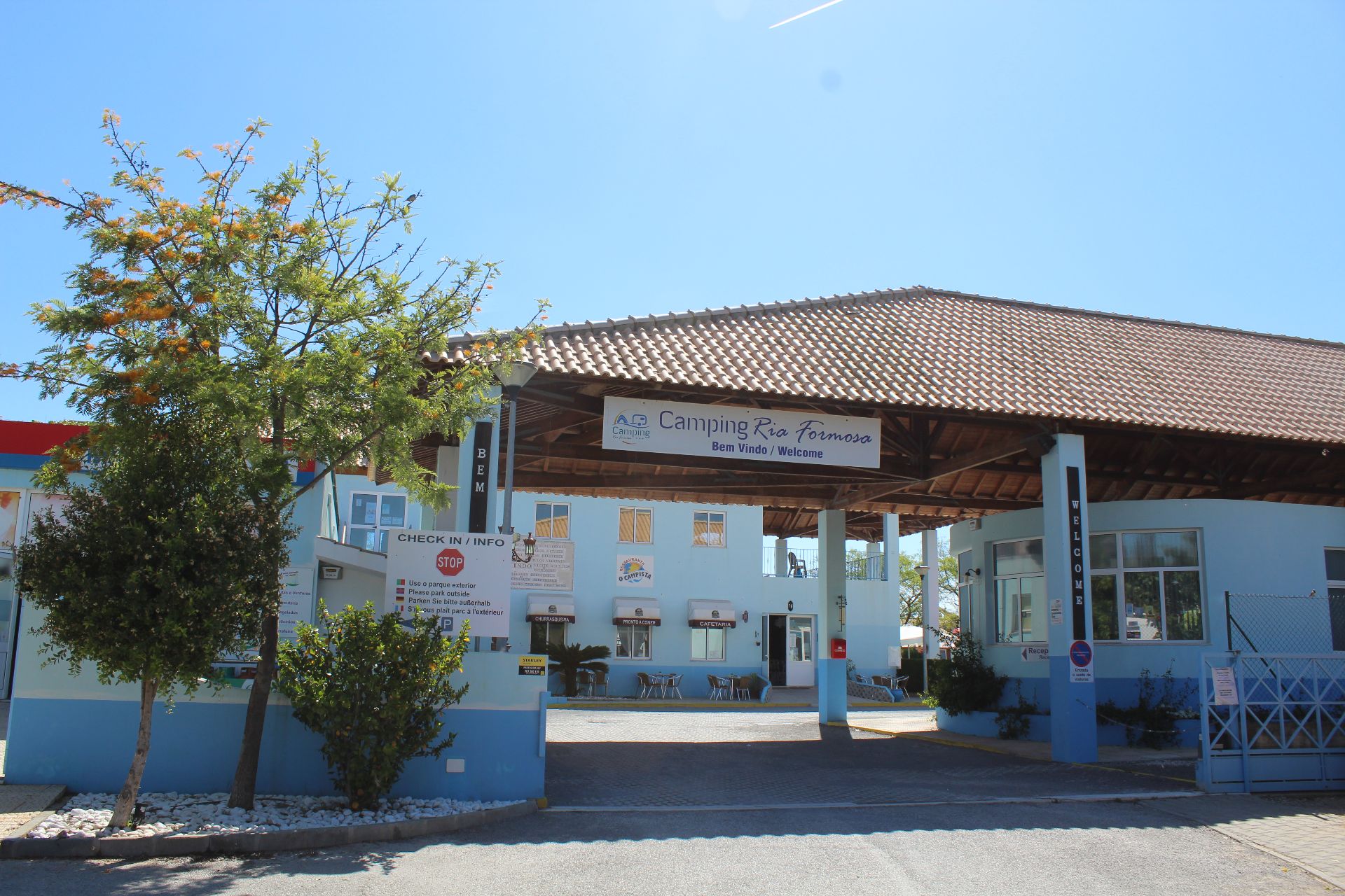 Camping ria formosa entrance