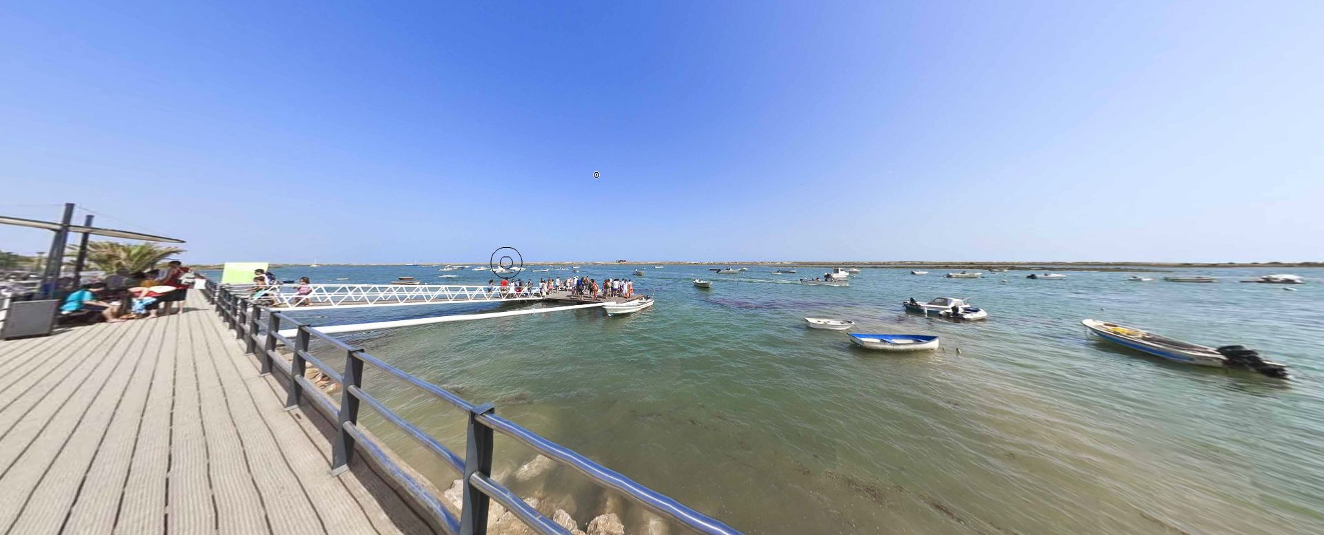 cais de embarque para praia cabanas de tavira